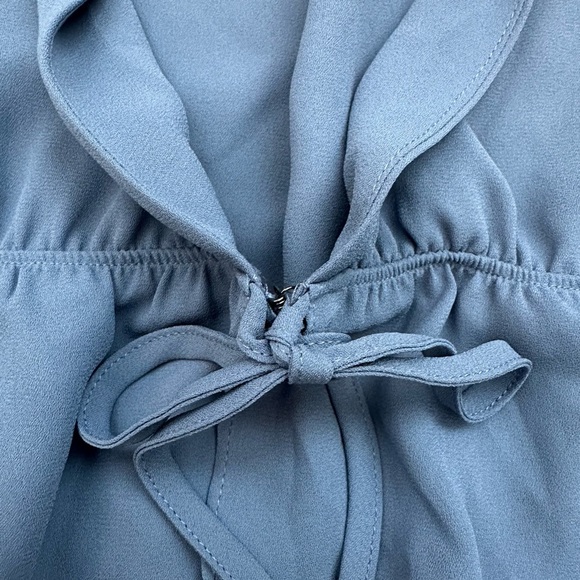 Sunday Best Ruffled Tie Front Blouse - Picture 6 of 7